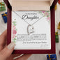 To My Amazing Daughter- Forever Love Necklace