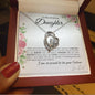To My Amazing Daughter- Forever Love Necklace