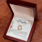 To My Amazing Daughter- Forever Love Necklace