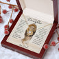 To My Daughter Lion | Love Knot Necklace