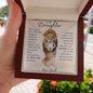 To My Daughter Lion | Love Knot Necklace