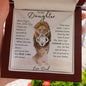To My Daughter Lion | Love Knot Necklace