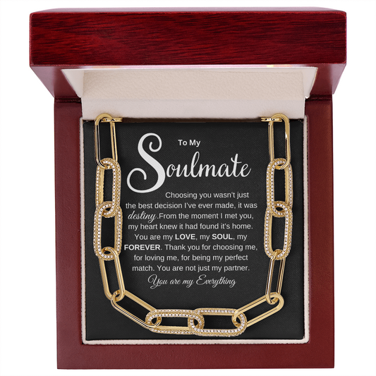 Soulmate | Paperclip Necklace