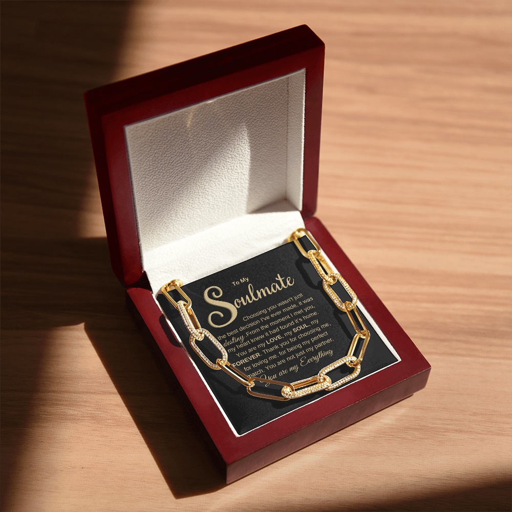 Soulmate | You are my Everything | Paperclip Necklace Gift